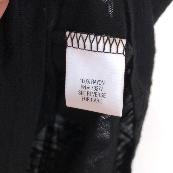 Black Screen Print Top - Picture 4 of 4